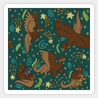 Monster Pattern Sticker